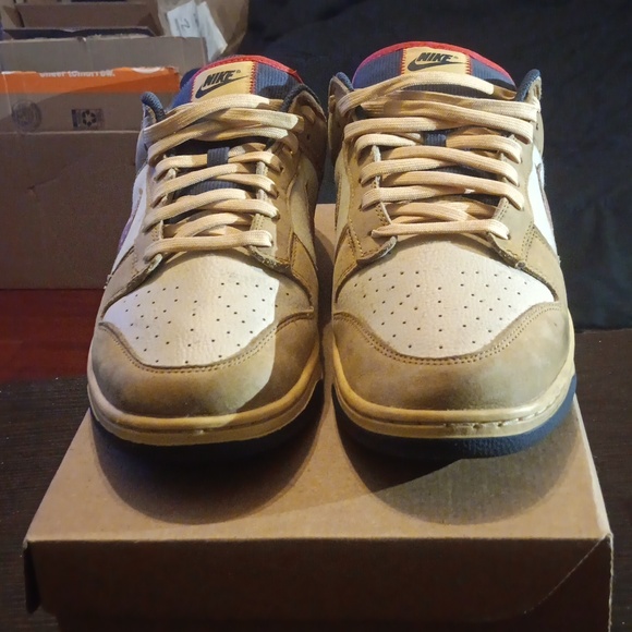 Nike Dunk Low Sketch And Exploration Sneakers Mens SZ 13 EUC - Picture 4 of 9